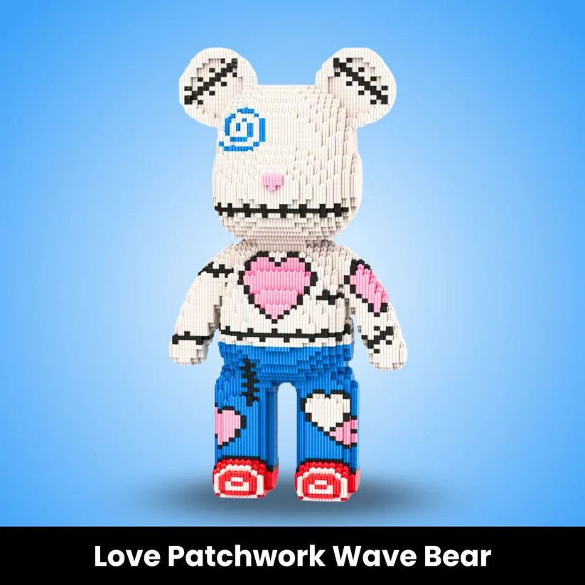Love Patchwork Wave Bear